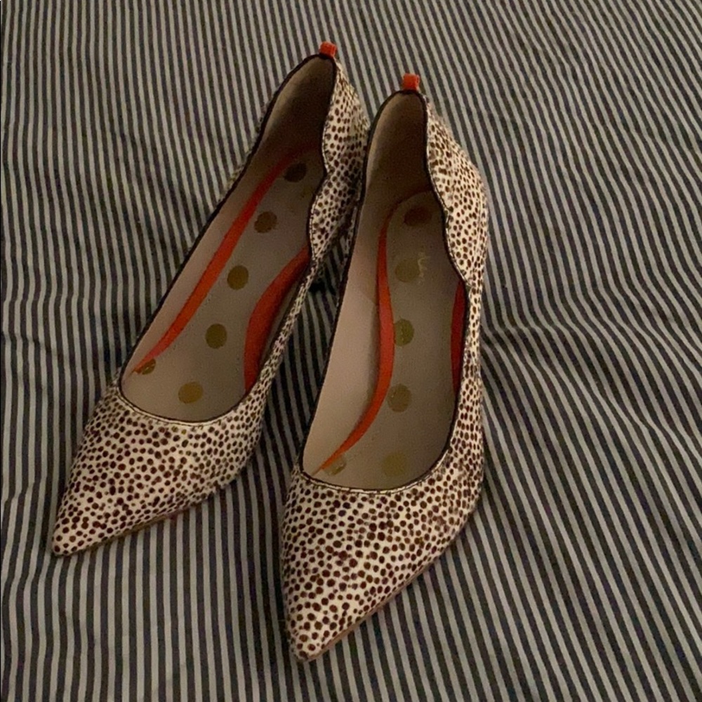 Boden calf hair pumps